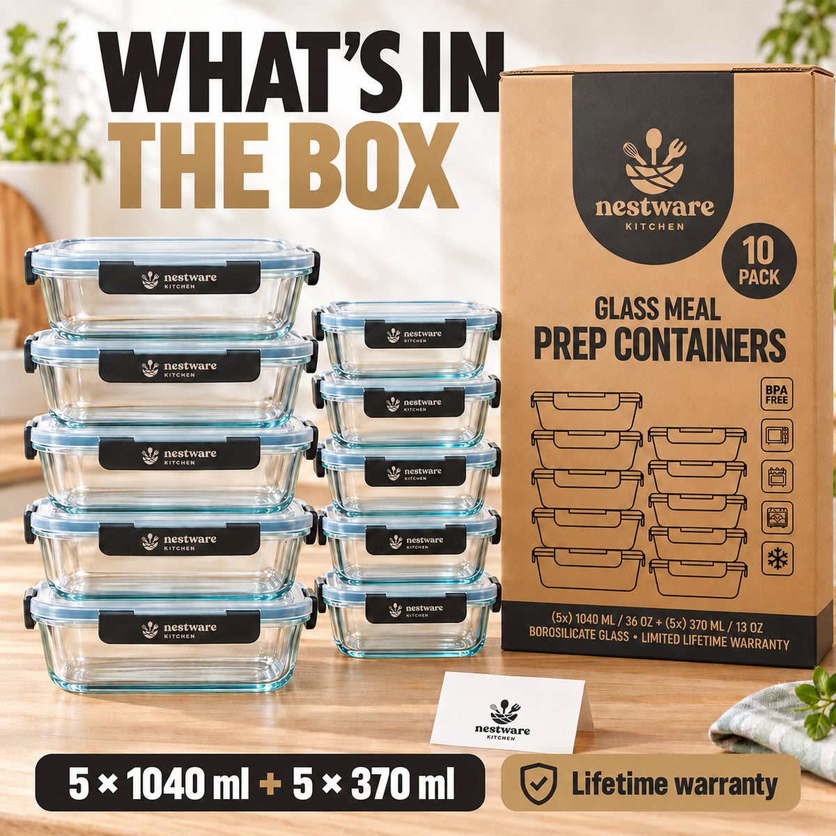 What is in the box: 10 pack